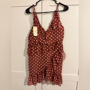 Spotted dress, never worn.